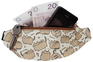 modna nerka saszetka dla dziecka Pusheen