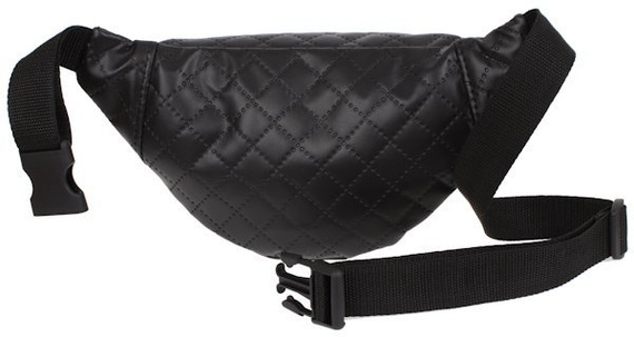 Nerka saszetka do pasa na pas pikowana czarna styl Glamour