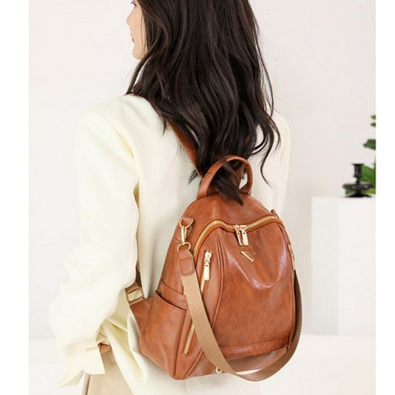 Plecak damski triangle czarny