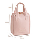 Kosmetyczka damska różowa z przegródkami