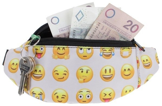 Saszetka na pas nerka biodrowa dla dziecka Emoji