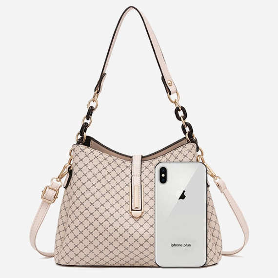 Czarna torebka na ramię kompaktowa