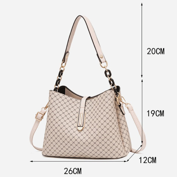 Czarna torebka na ramię kompaktowa