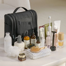 Beżowa kosmetyczka wisząca z organizerem