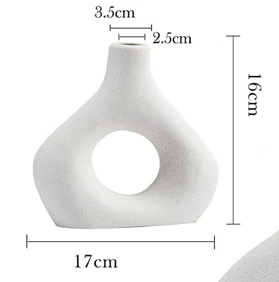 Artystyczny Zestaw Wazonów Ceramicznych zestaw 2 szt.