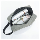 Szara tania kosmetyczka podróżna