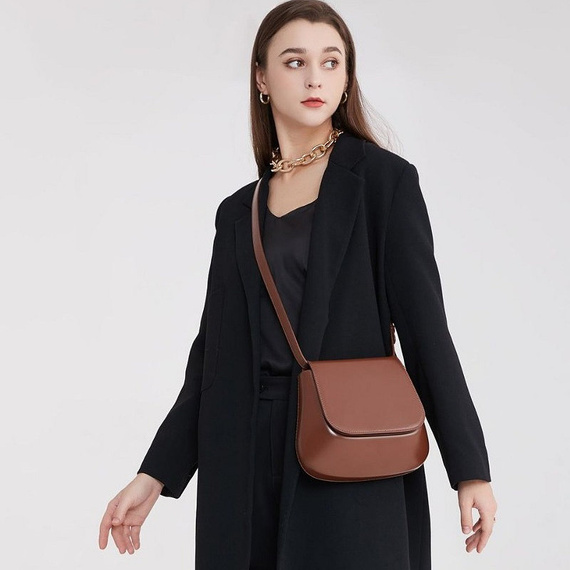 Brązowa Elegancka Torebka