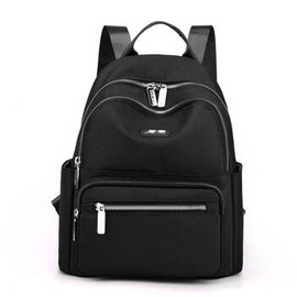 Plecak damski dwukomorowy czarny