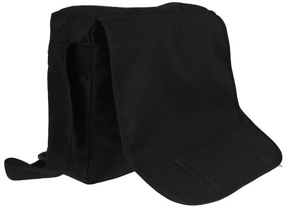 Torba męska na ramię czarna listonoszka