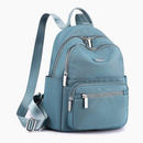 Plecak damski dwukomorowy czarny