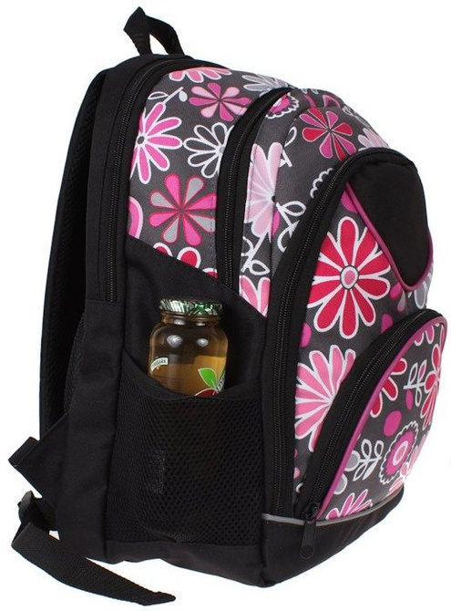 Plecak szkolny dla Dziewczynki w Kwiaty