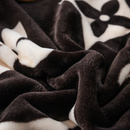 Gruby Koc Narzuta 180x200 cm Ciemnobrązowy