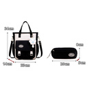 Plecak szkolny dla dziewczyny zestaw 3w1