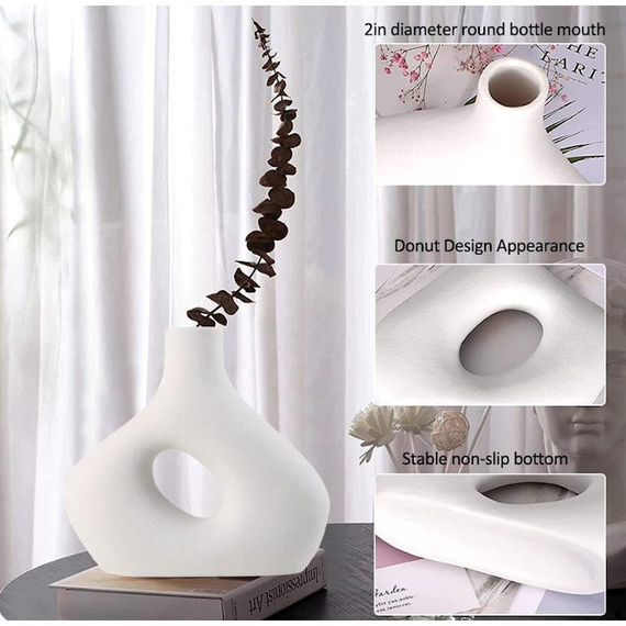 Artystyczny Zestaw Wazonów Ceramicznych zestaw 2 szt.