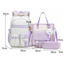 Plecak szkolny + torba, listonoszka i piórnik – wszystko w jednym stylu!