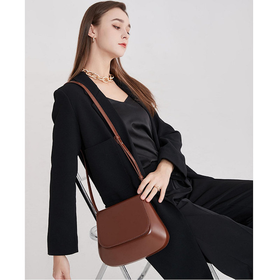 Brązowa Elegancka Torebka