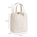 Kosmetyczka damska beżowa z przegródkami