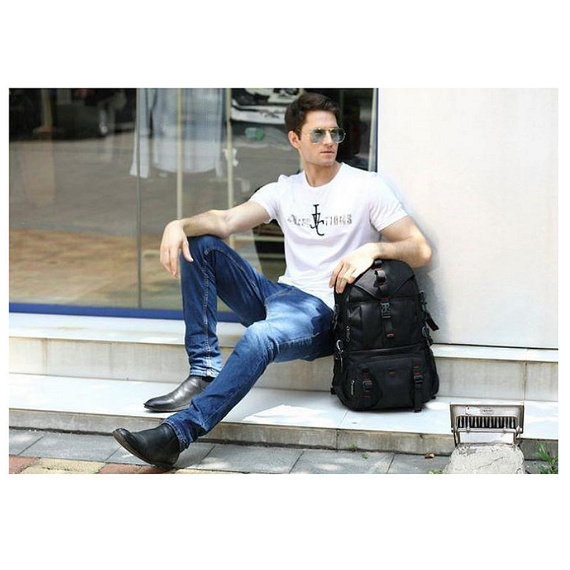 Plecak czarny sportowy i podróżny męski