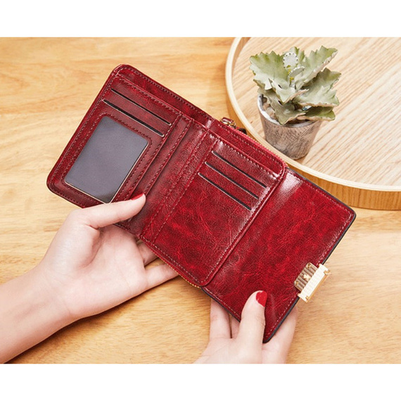 Czarny portfel damski - elegancja i funkcjonalność