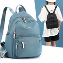 Plecak damski dwukomorowy czarny