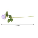 Biała sztuczna róża 15 cm