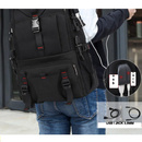 Plecak czarny sportowy i podróżny męski