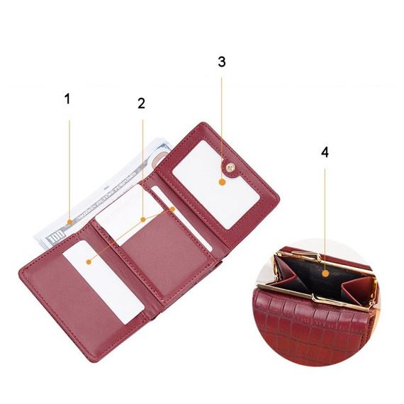 Portfel damski na bigiel 