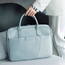 Torba na laptopa 15 6 damska szarobniebieska