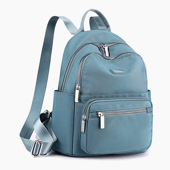 Plecak damski dwukomorowy czarny