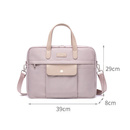 Damska Torba na Laptopa 15 6 cala Pastelowy Fiolet