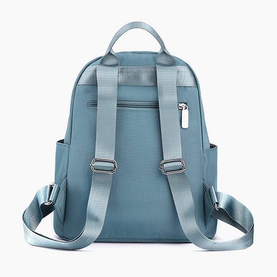 Plecak damski dwukomorowy czarny