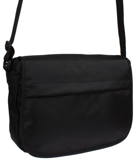 Torba męska na ramię czarna listonoszka