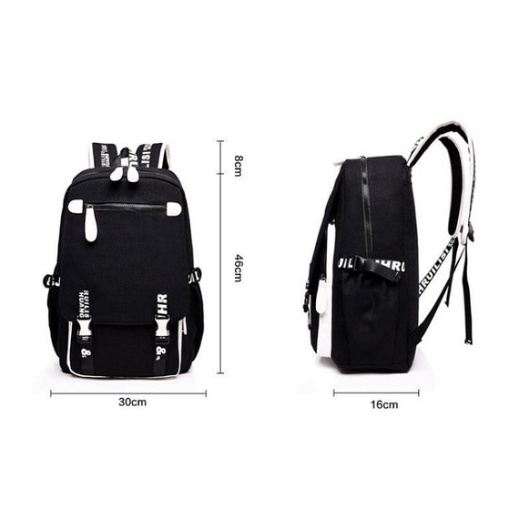 Plecak szkolny czarny TikTok