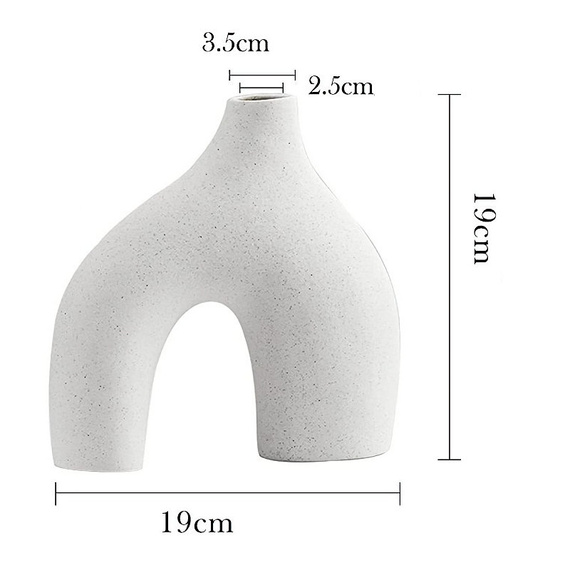 Artystyczny Zestaw Wazonów Ceramicznych zestaw 2 szt.