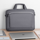 Torba na laptopa materiałowa ciemnoszara