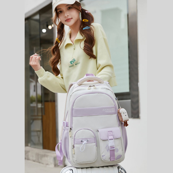 Plecak szkolny + torba, listonoszka i piórnik – wszystko w jednym stylu!