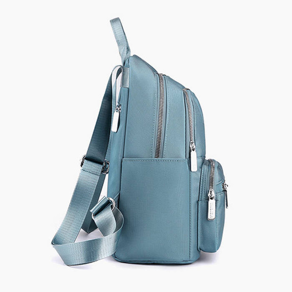 Plecak damski dwukomorowy czarny