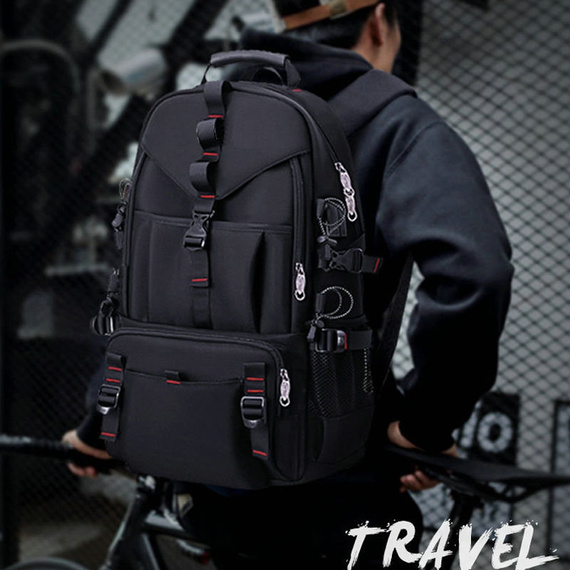 Plecak czarny sportowy i podróżny męski