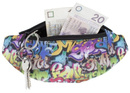 Saszetka biodrowa na pasek  graffiti dla dziecka 