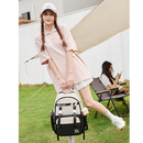 Miętowo-szary plecak dla uczennicy – funkcjonalność i styl w jednym!