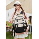 Czarno-szary plecak dla uczennicy – funkcjonalność i styl w jednym!