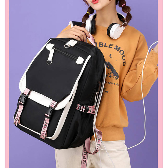 Plecak szkolny dziewczęcy "Tik Tok"