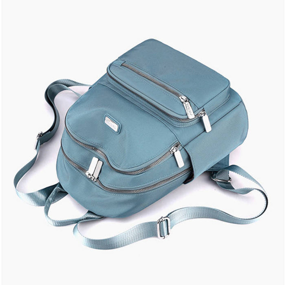 Plecak damski dwukomorowy czarny