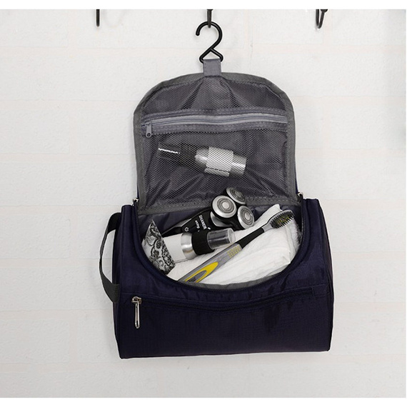 Kosmetyczka męska podróżna czarna zawieszana