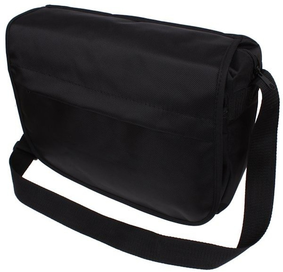 Torba męska na ramię czarna listonoszka