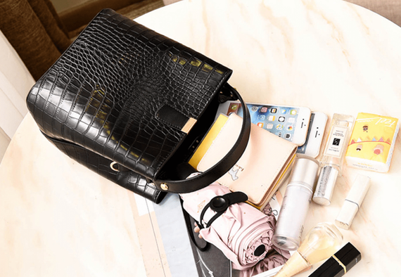 Torebka worek brązowa