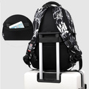 Duży czarny plecak dla chłopca